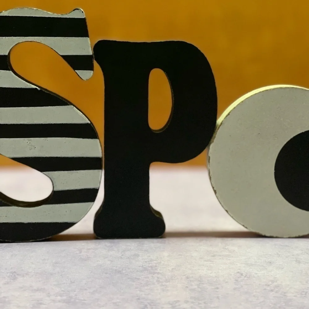 Wooden Spooky Sign